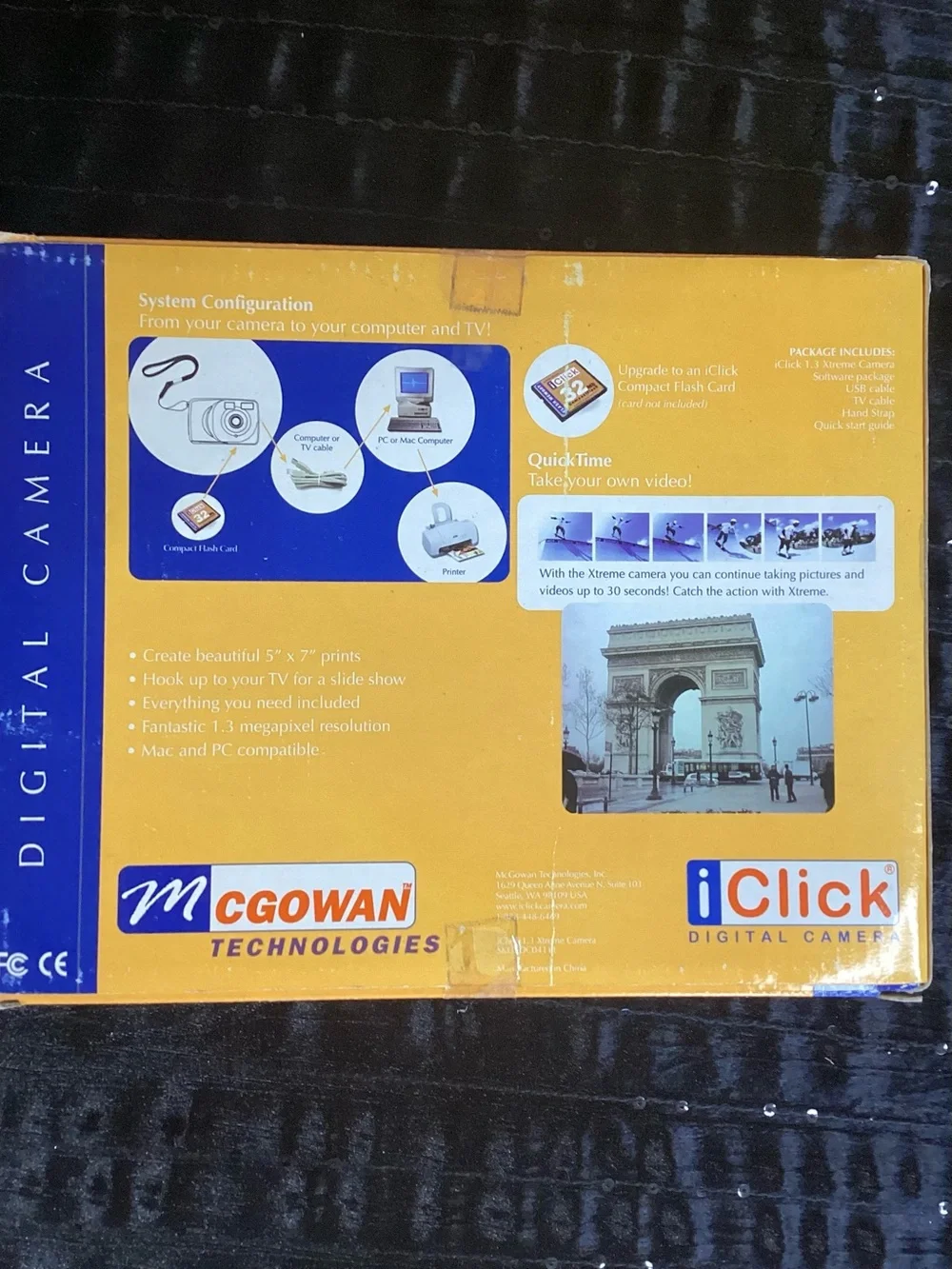 Vintage iClick 1.2 Xtreme Digital Camera